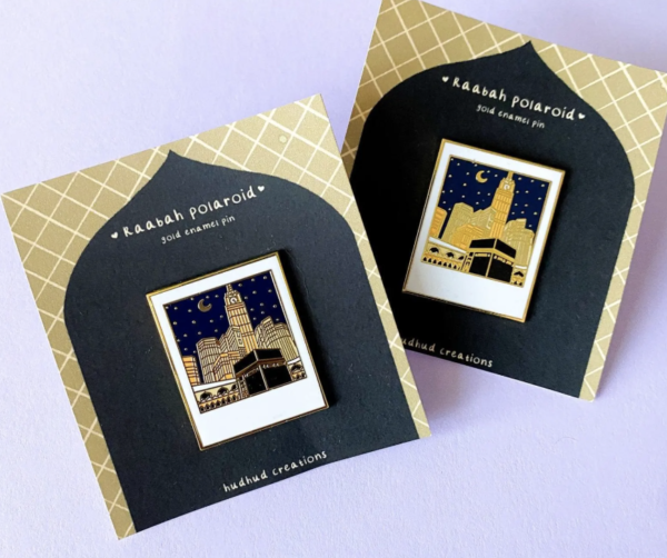 Kaabah Polaroid Enamel Pin - Image 3